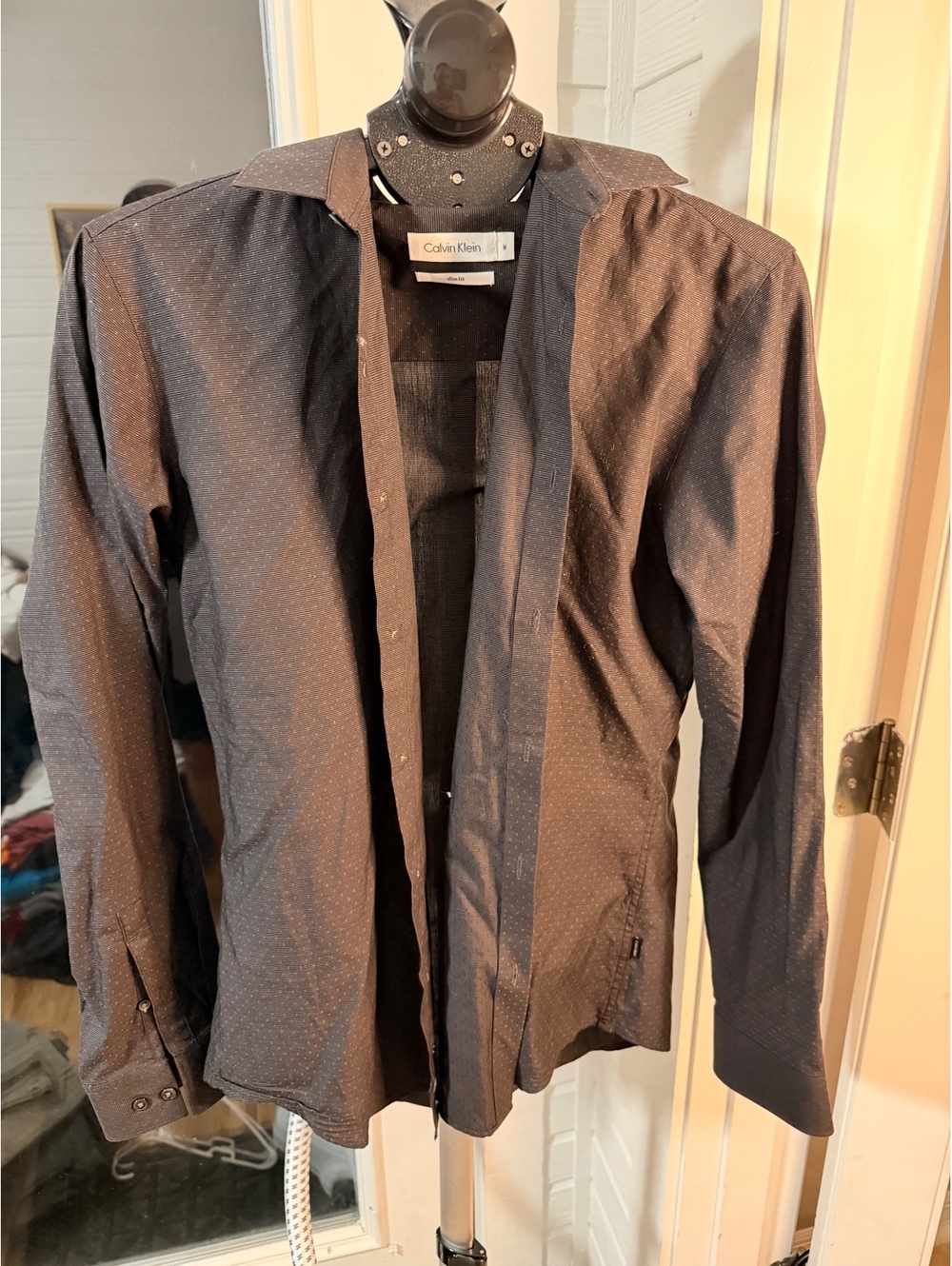 Calvin Klein Dark Open Front Jacket